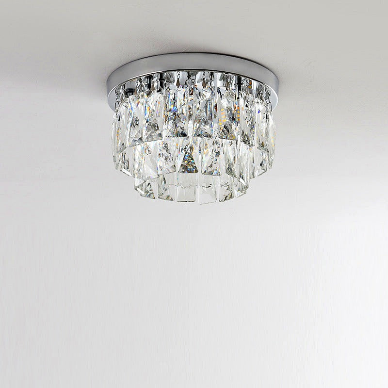 Détail des globes en verre soufflé et de la structure métallique