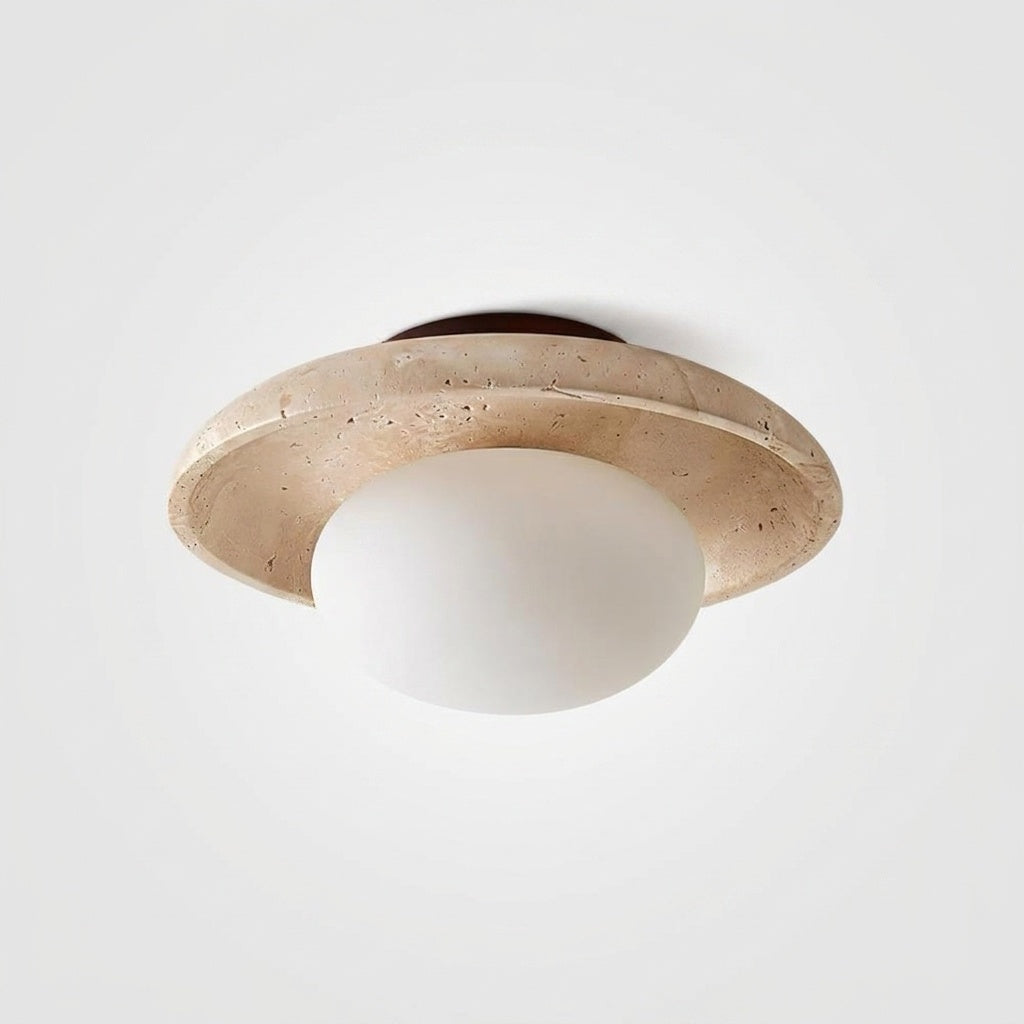 Variante couleur noyer et beige sur fond neutre